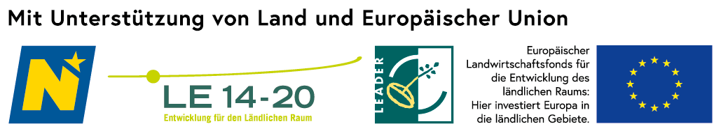 Mit Unterstützung von Land und Europäischer Union